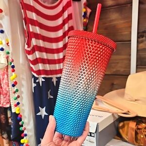 Red White And Blue Tumbler